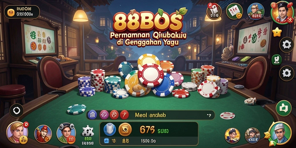 Tampilan gameplay QiuQiu yang mendebarkan di 88BOS.