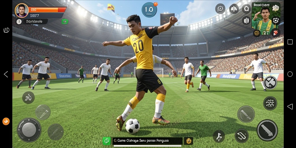 Screenshot utama C0077 menunjukkan gameplay yang seru dan kompetitif.