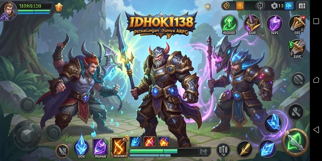 Tampilan gameplay yang menegangkan dalam IDRHOKI138.