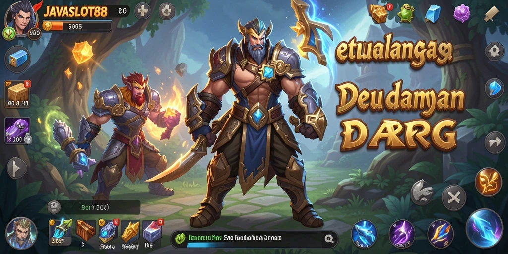 Tampilan gameplay seru di dunia ARPG JAVASLOT88.