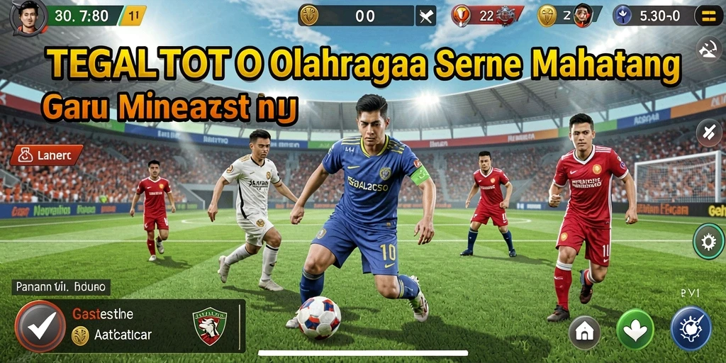 Gameplay seru TEGALTOTO dalam aksi olahraga.