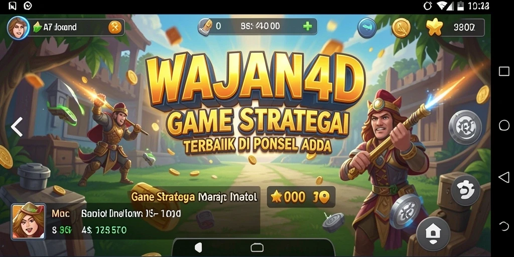 Tampilan gameplay seru dalam WAJAN4D dengan strategi mendalam.